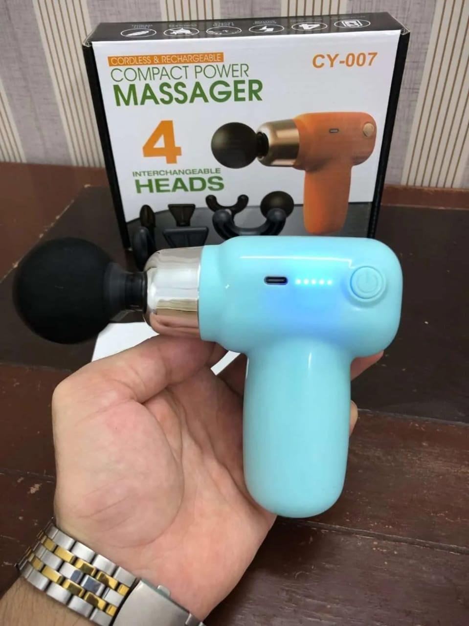 4-in-1 Compact Massager - 5 Speed Levels