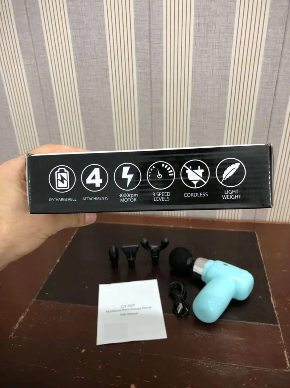 4-in-1 Compact Massager - 5 Speed Levels