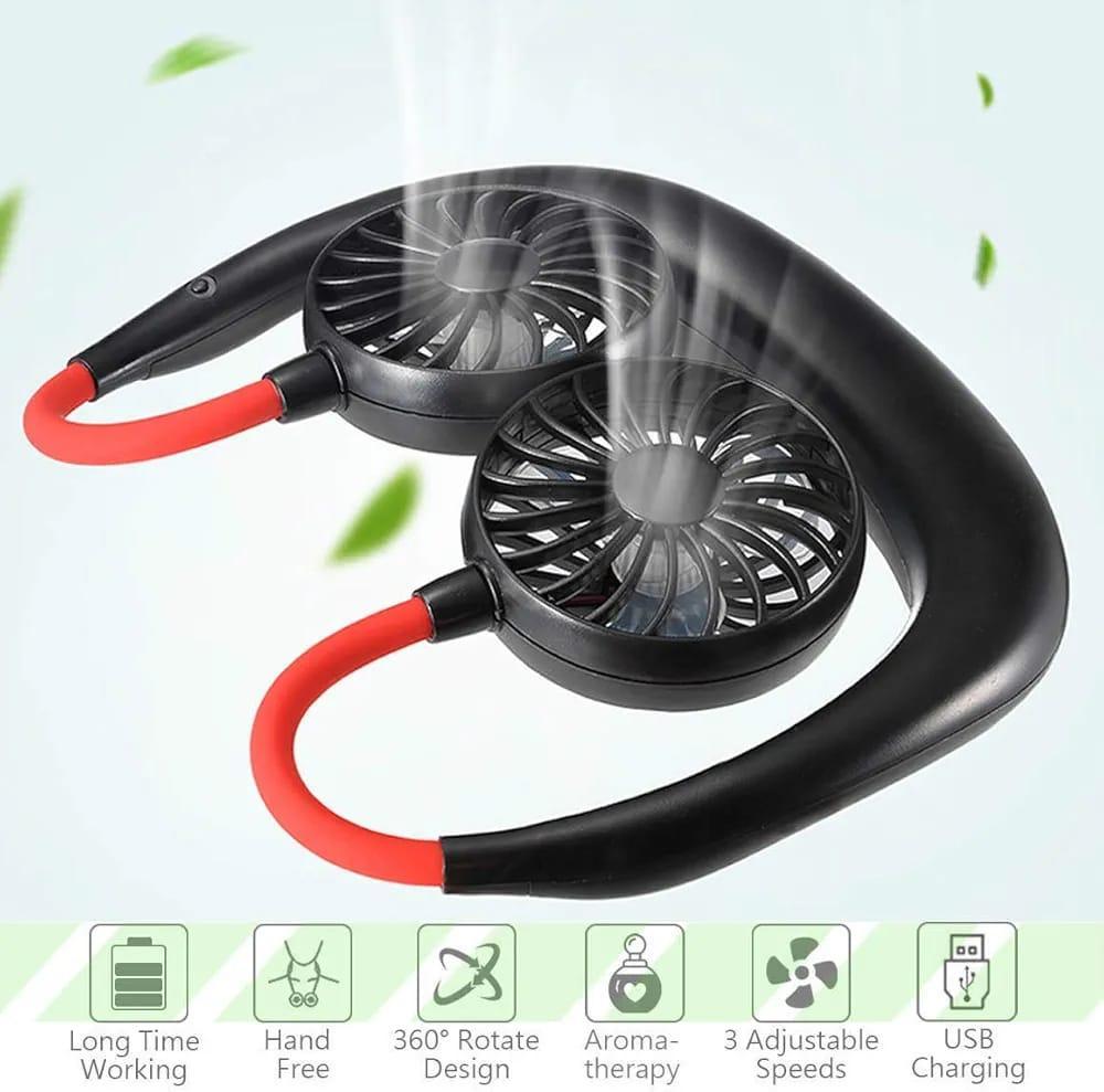 Foldable Neck Fan - 1 Pc - Cooling Solution