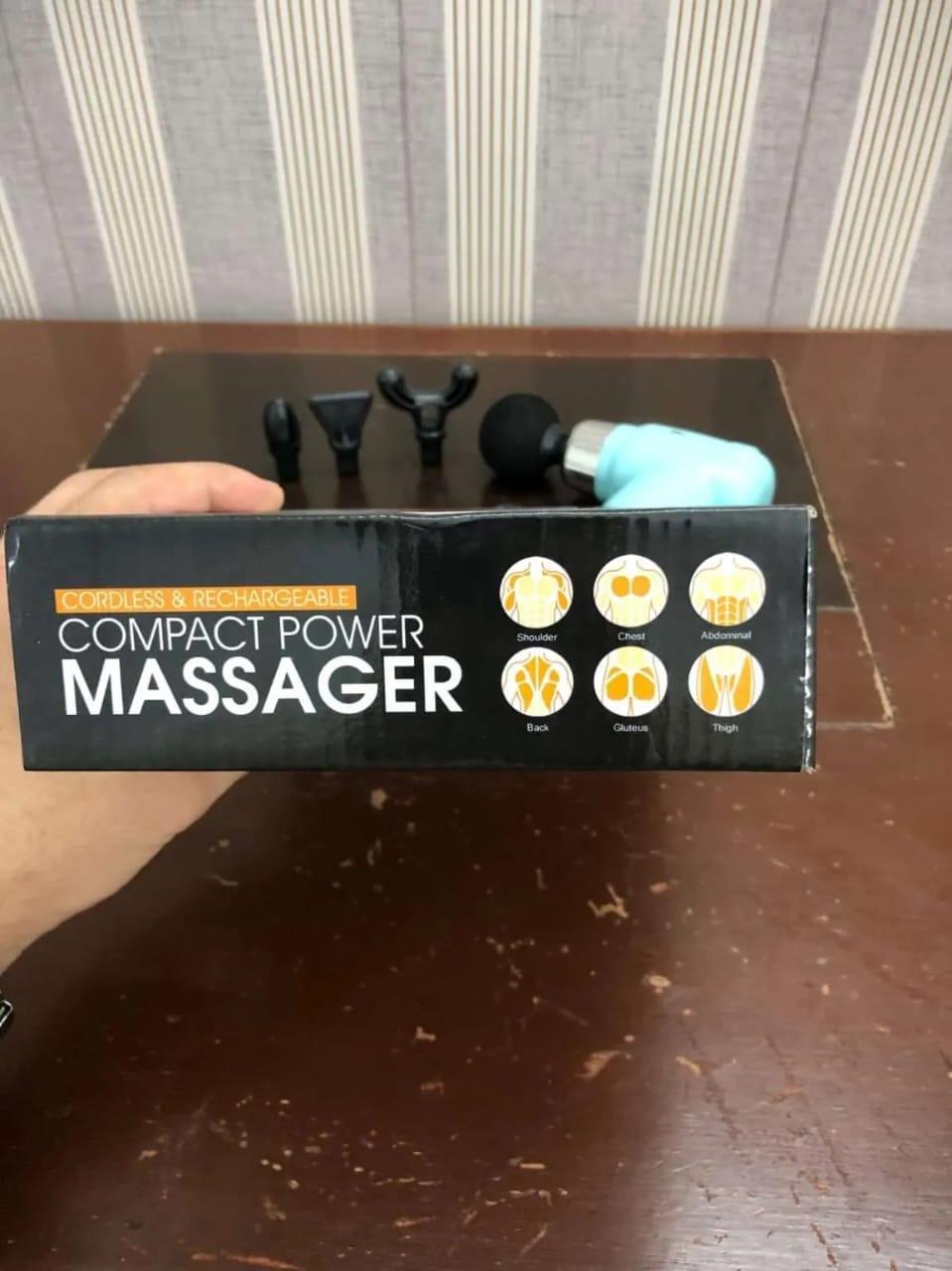 4-in-1 Compact Massager - 5 Speed Levels