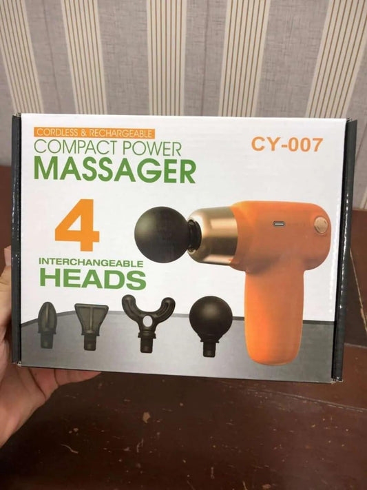 4-in-1 Compact Massager - 5 Speed Levels